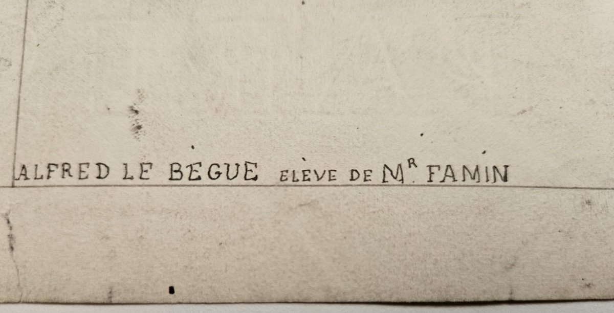 Projet pour une bibliothèque d'Alfred Le Begue, 1829-photo-4