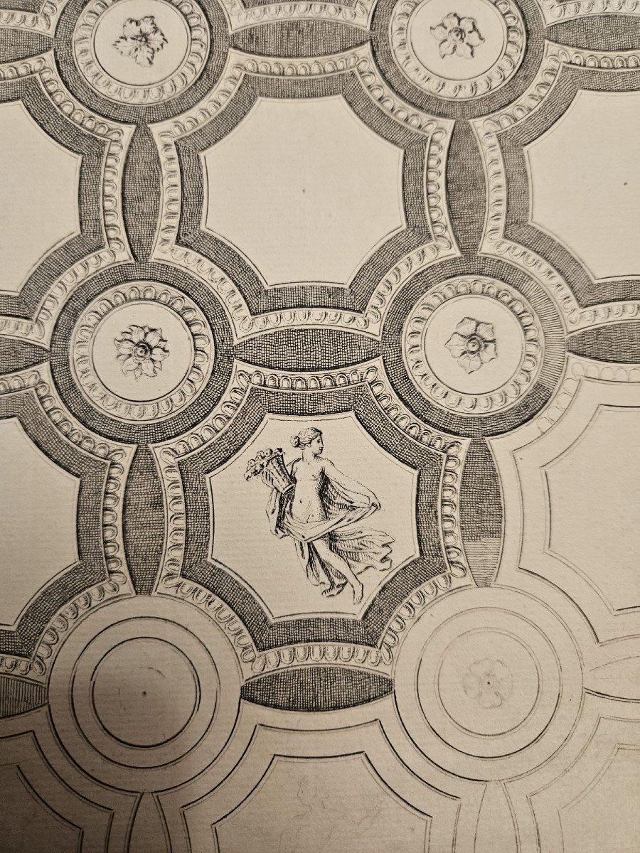 Ceiling Project, Pen Drawing Around 1800-photo-3