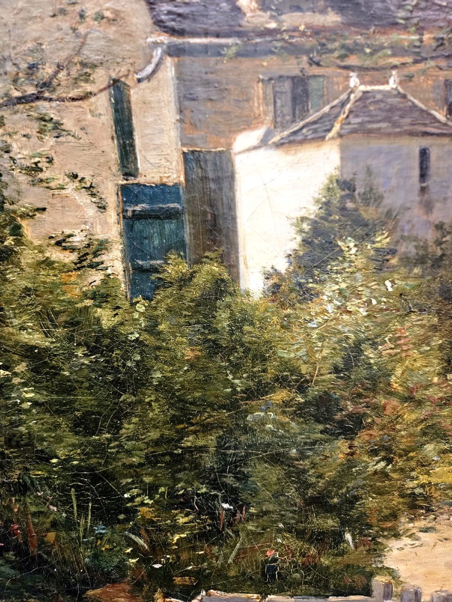 Les Bords De l'Anguison à Corbigny Par Hippolyte Camille Delpy, Huile Sur Toile, 1877-photo-6