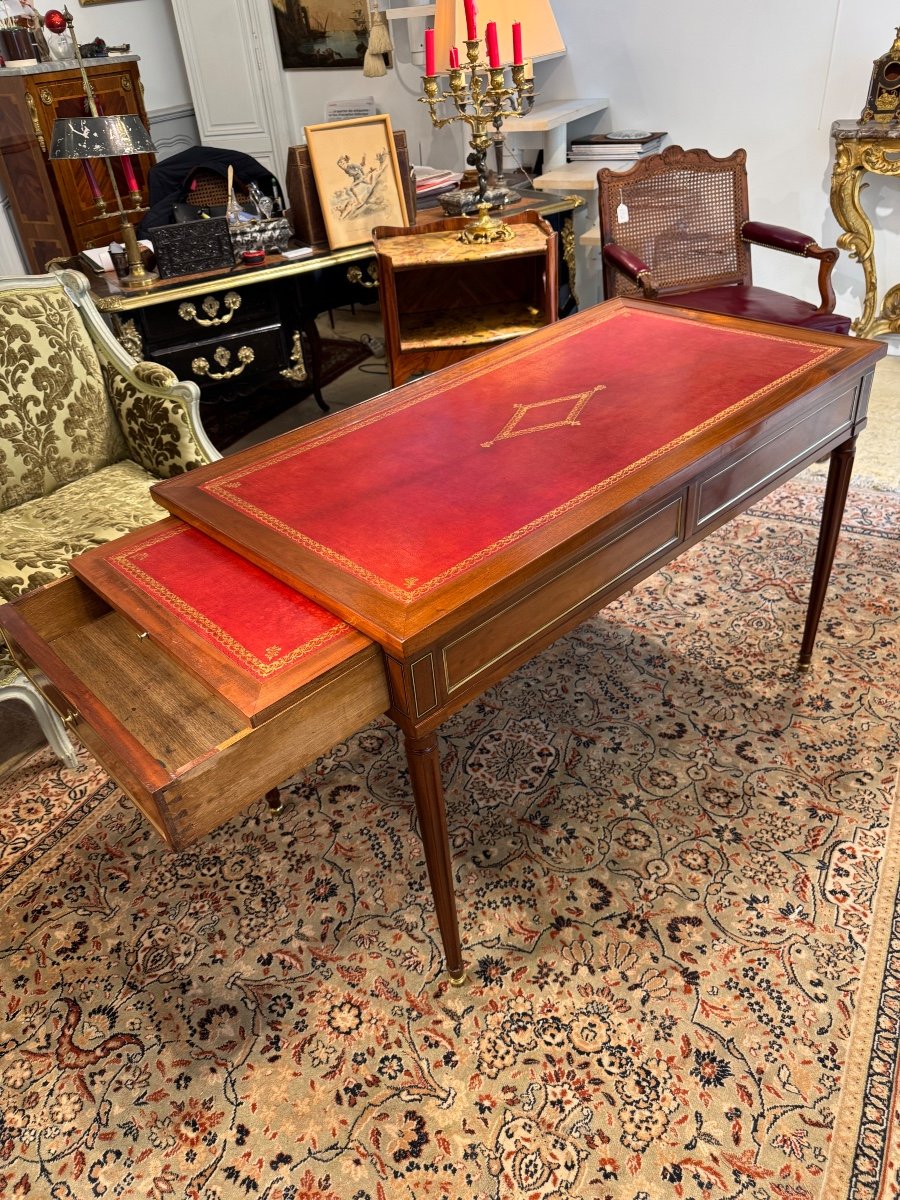 Bureau De Bibliothèque époque Louis XVI Acajou 