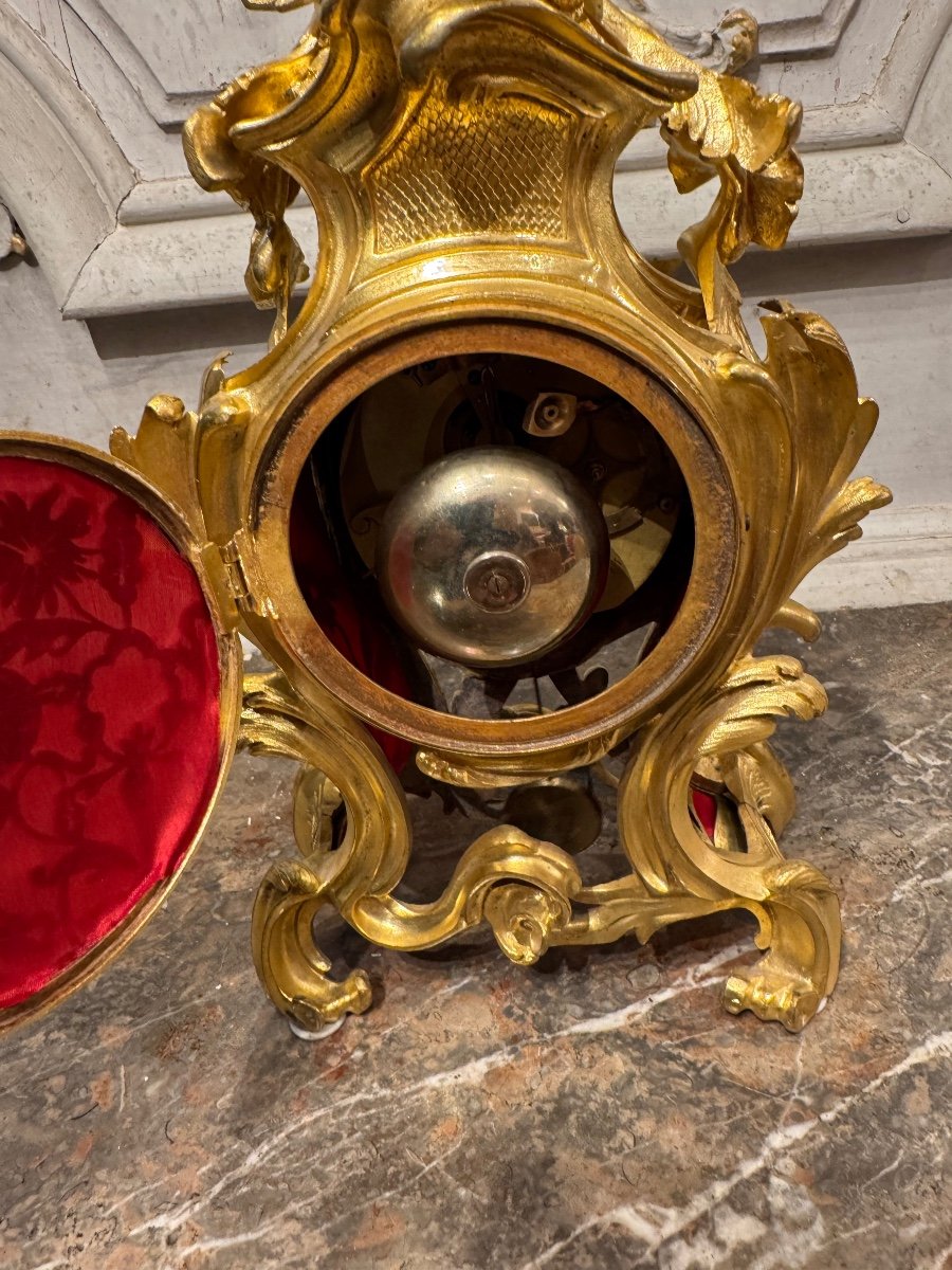 Mantel Or Desk Clock. Louis XV Period-photo-3