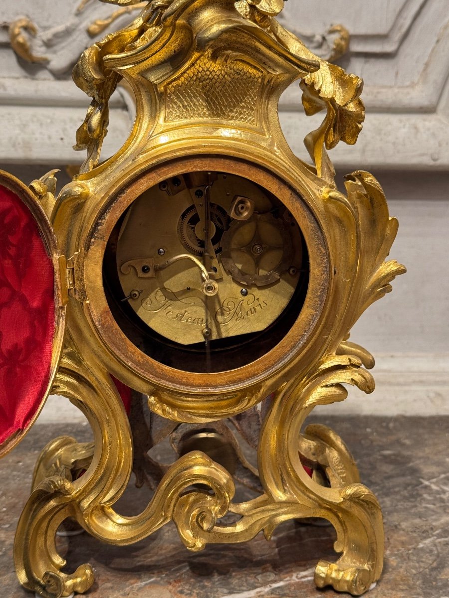 Mantel Or Desk Clock. Louis XV Period-photo-4