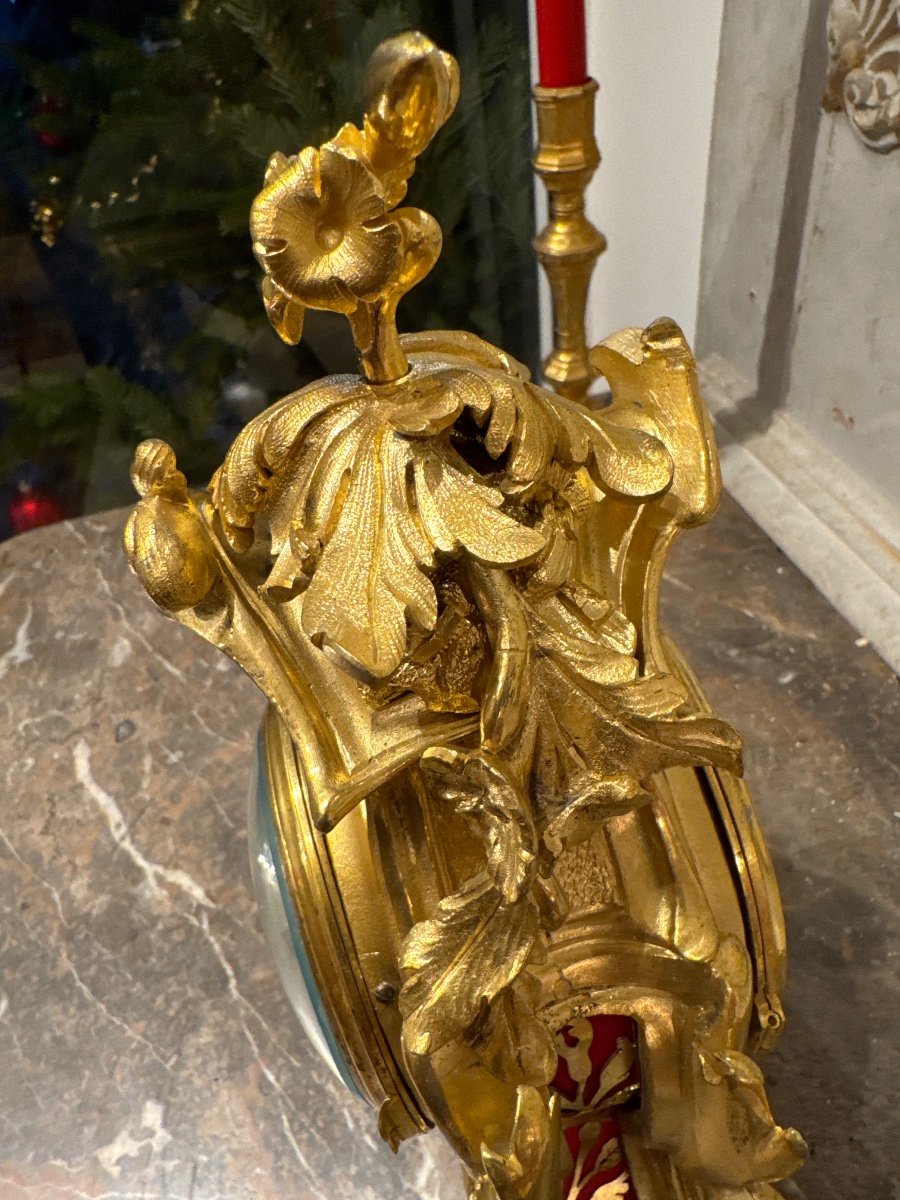 Mantel Or Desk Clock. Louis XV Period-photo-7