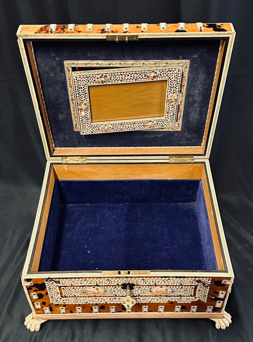 Coffret Anglo-indien, Vizagapatam, début XXème -photo-3