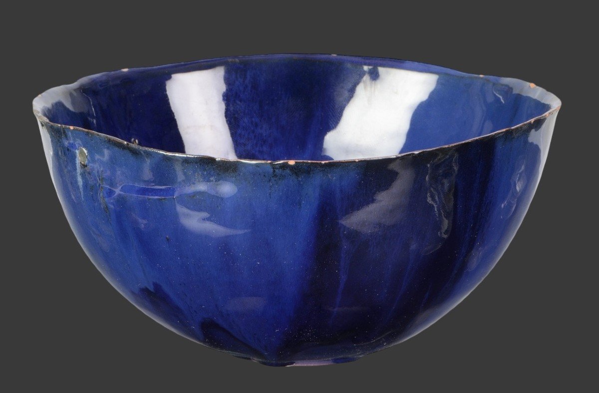 Fausto Melotti (1901 - 1986) Polychrome Glazed Ceramic Bowl-photo-4