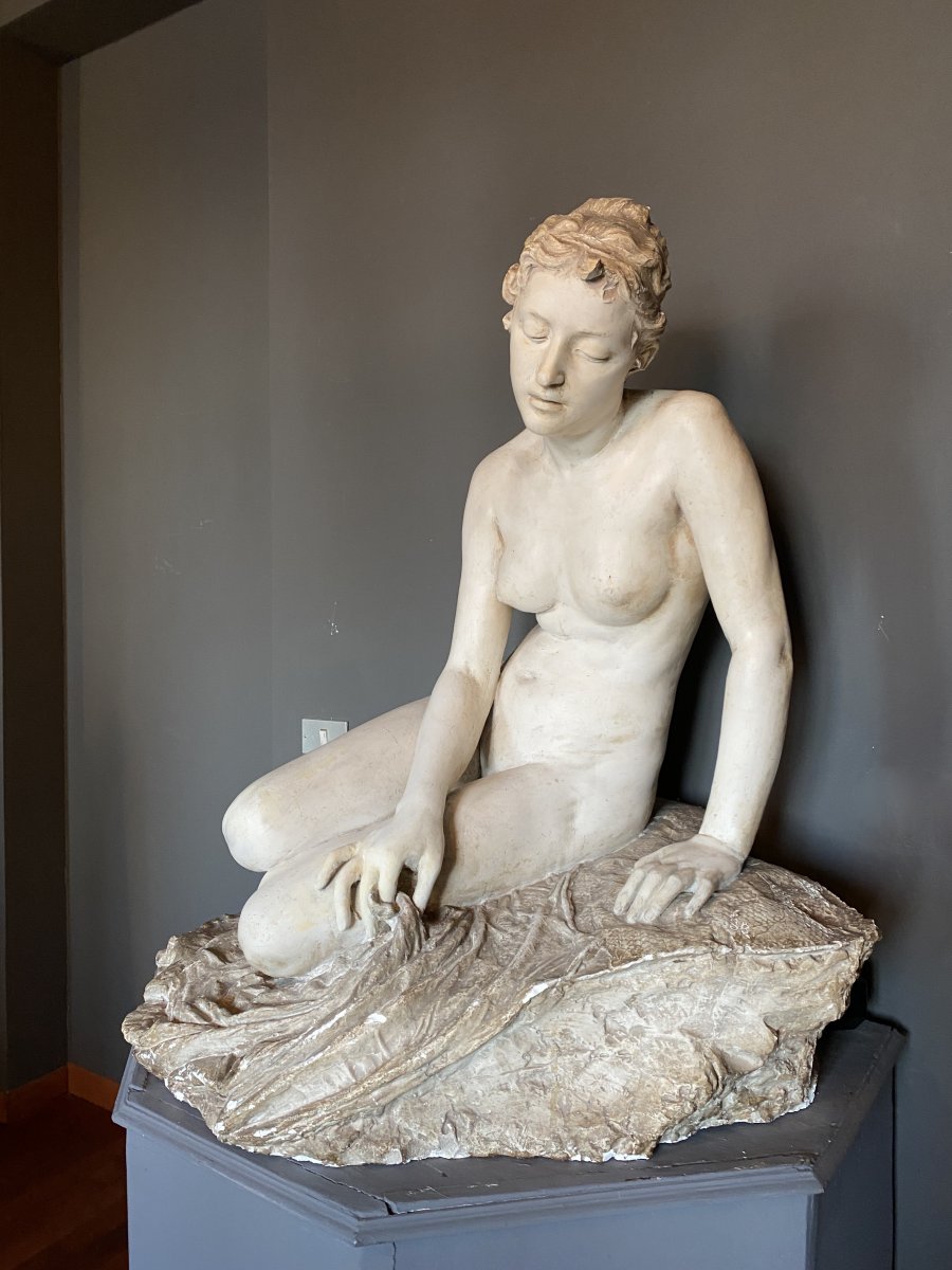 Grande Sculpture Néoclassique , Circa 1820-photo-3