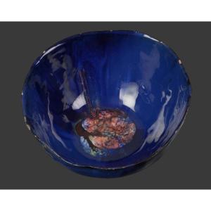 Fausto Melotti (1901 - 1986) Polychrome Glazed Ceramic Bowl