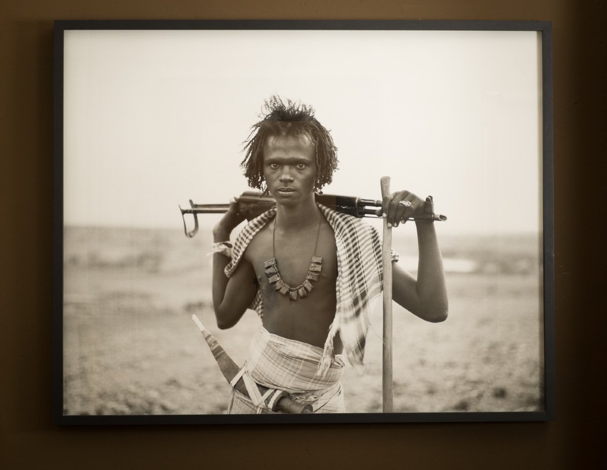 Thomas Chable . Large Format Photography . Silver Print . Afar Portrait . Ethiopia ..