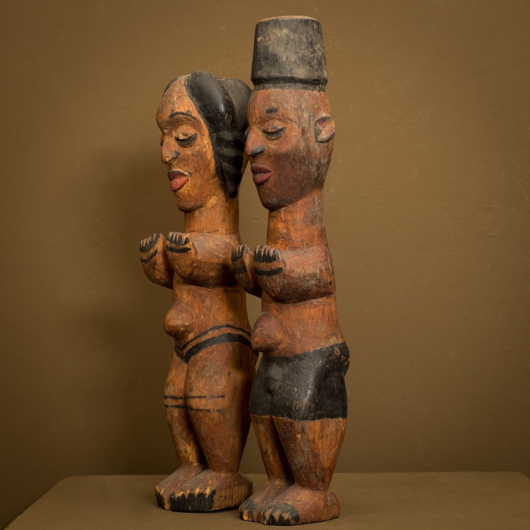 Old Ibibio Dolls - Nigeria - African Art ..-photo-4