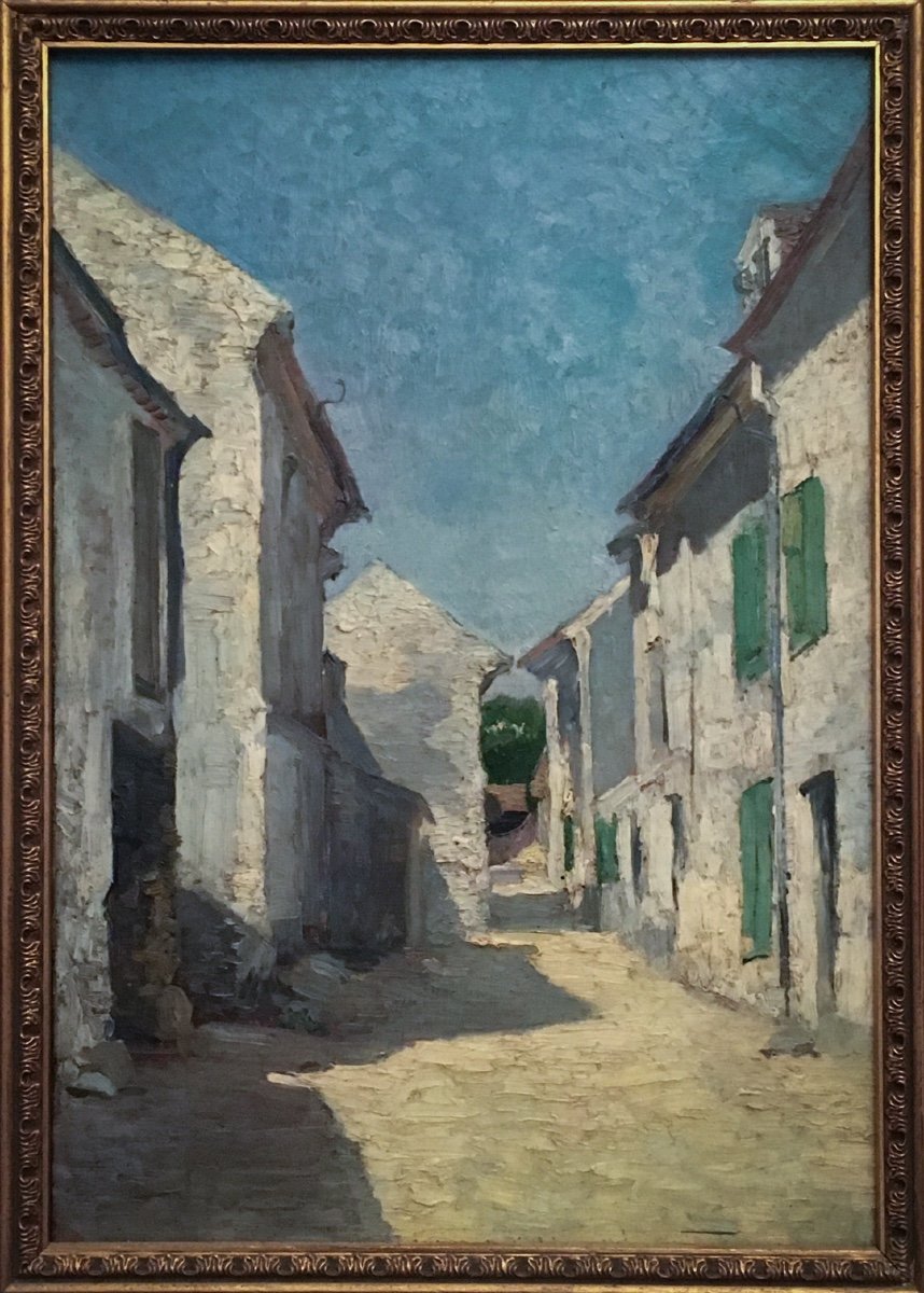 Oil On Canvas . Island Of Ré . Gaston Roullet . ? Early 20th Century . ..-photo-4