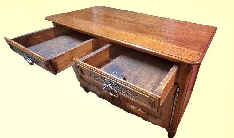 Proantic: Louis XV Cherry Wood Buffet 18th