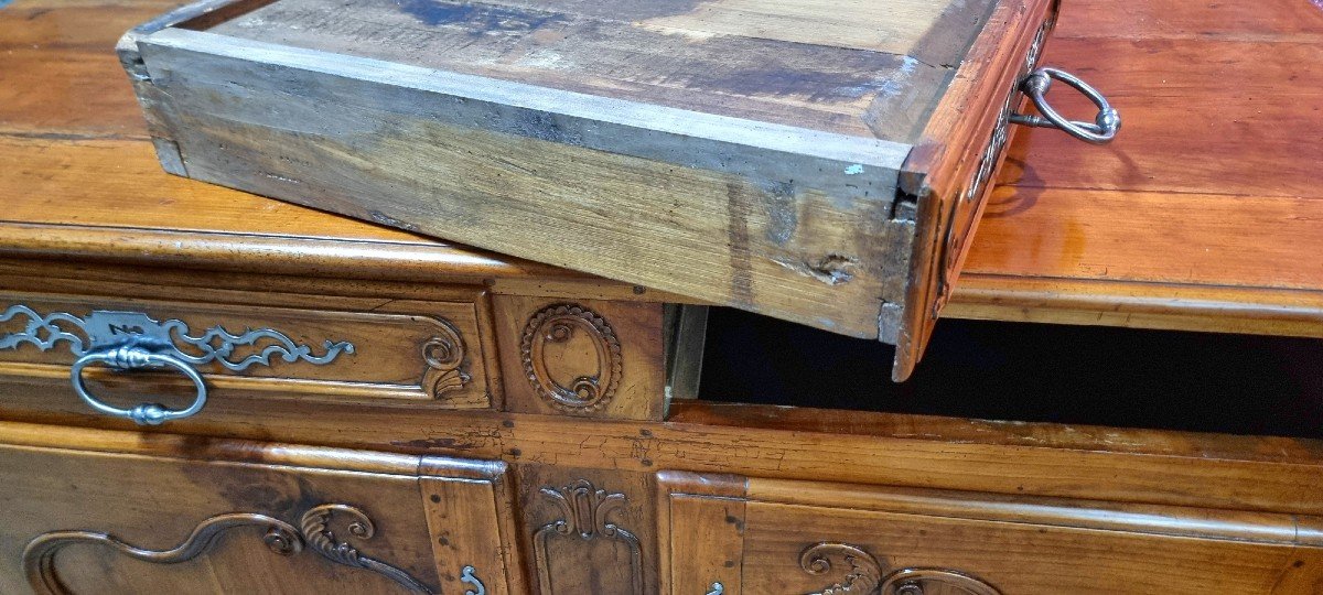 Proantic: Louis XV Cherry Wood Buffet 18th