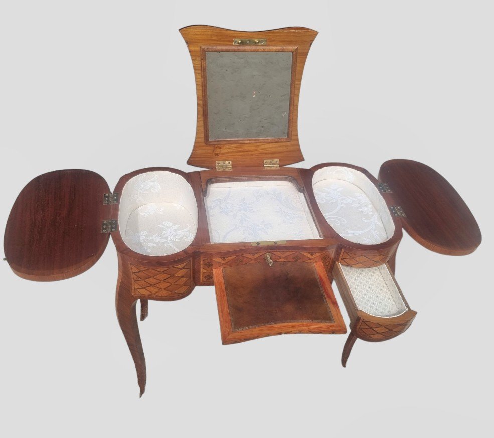 Napoleon III Dressing Table 19th Louis XV Style-photo-1