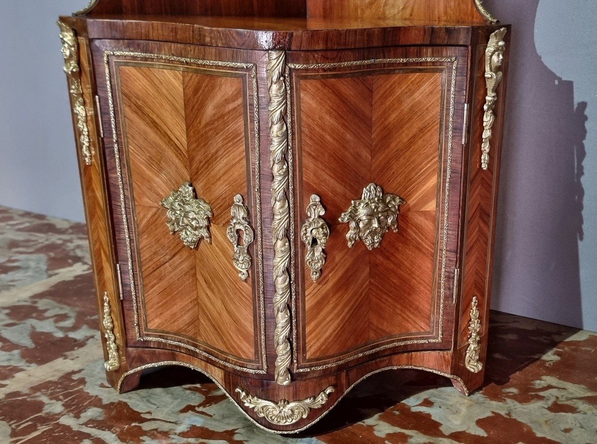 19th Century Wall Hanging Corner Cabinet -photo-4