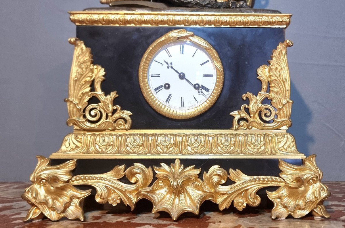 Important Restoration Clock From The Neapolitan Fisherman-photo-4