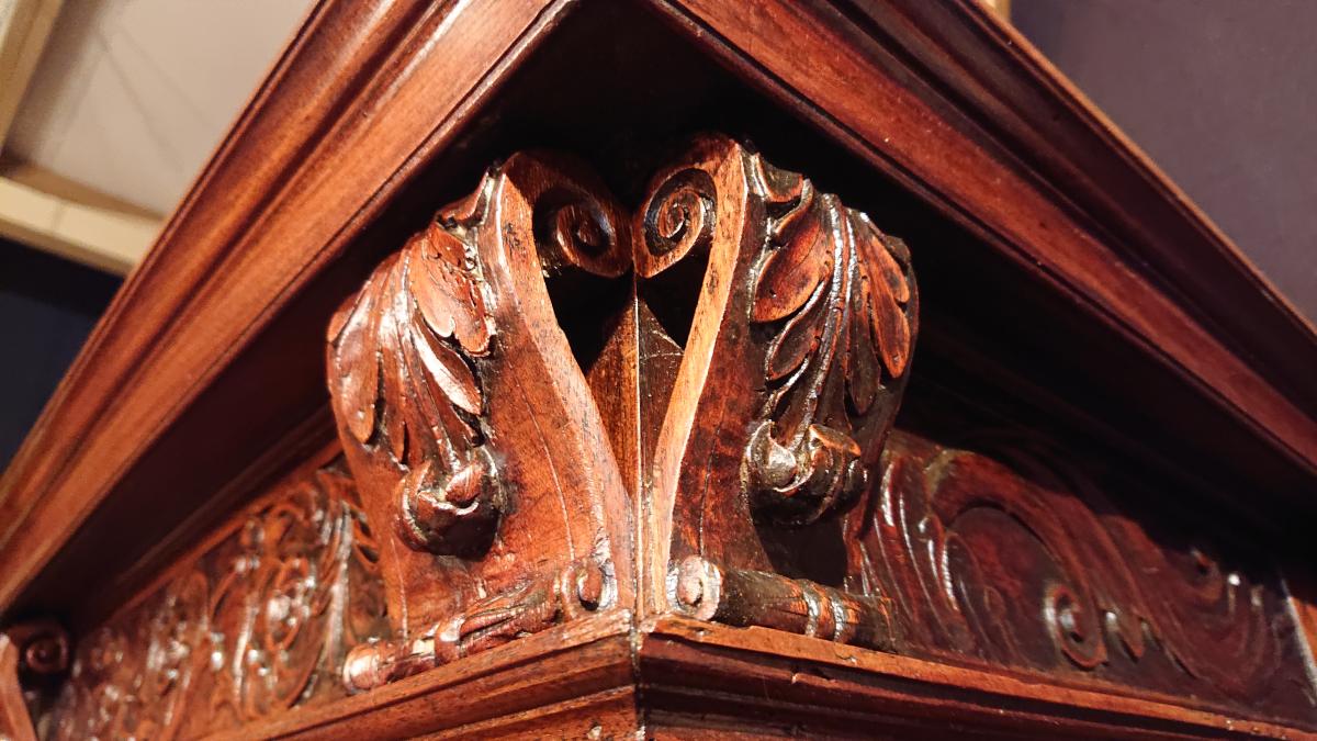 Buffet Time XVIII. "renaissance" Style Walnut Massif-photo-1