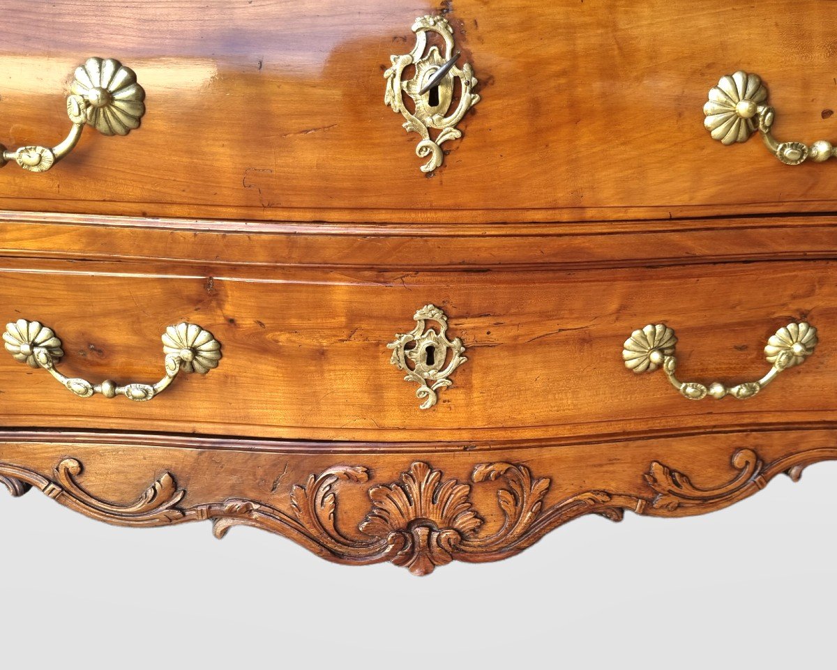 Commode tombeau Bordelaise d'époque " LOUIS XV"-photo-4