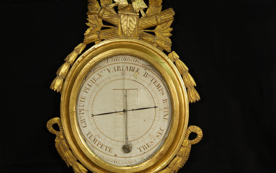 Barometer Louis XVI, Golden Wood XVIIIth-photo-4