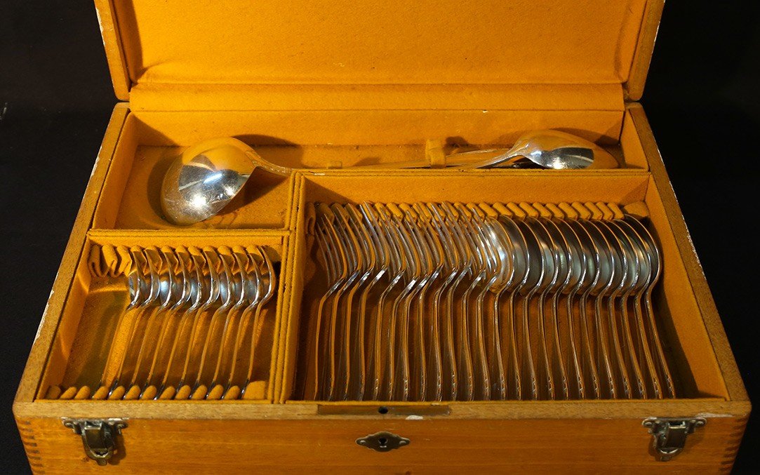 Silver Plated Cutlery Set, 36 Pieces-photo-3