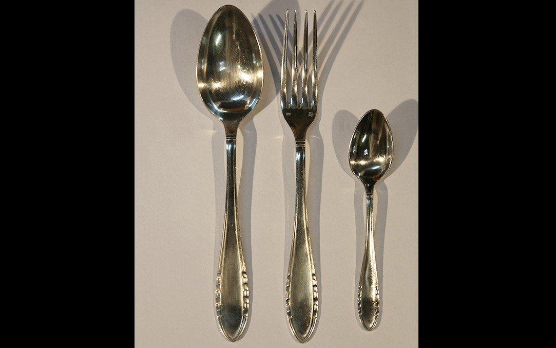 Silver Plated Cutlery Set, 36 Pieces-photo-2