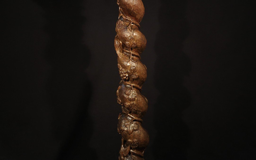 Torso Oak Column, 18th Century-photo-2