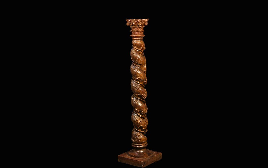 Torso Oak Column, 18th Century