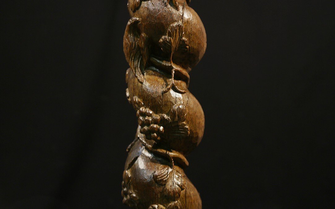 Torso Oak Column, 18th Century-photo-3