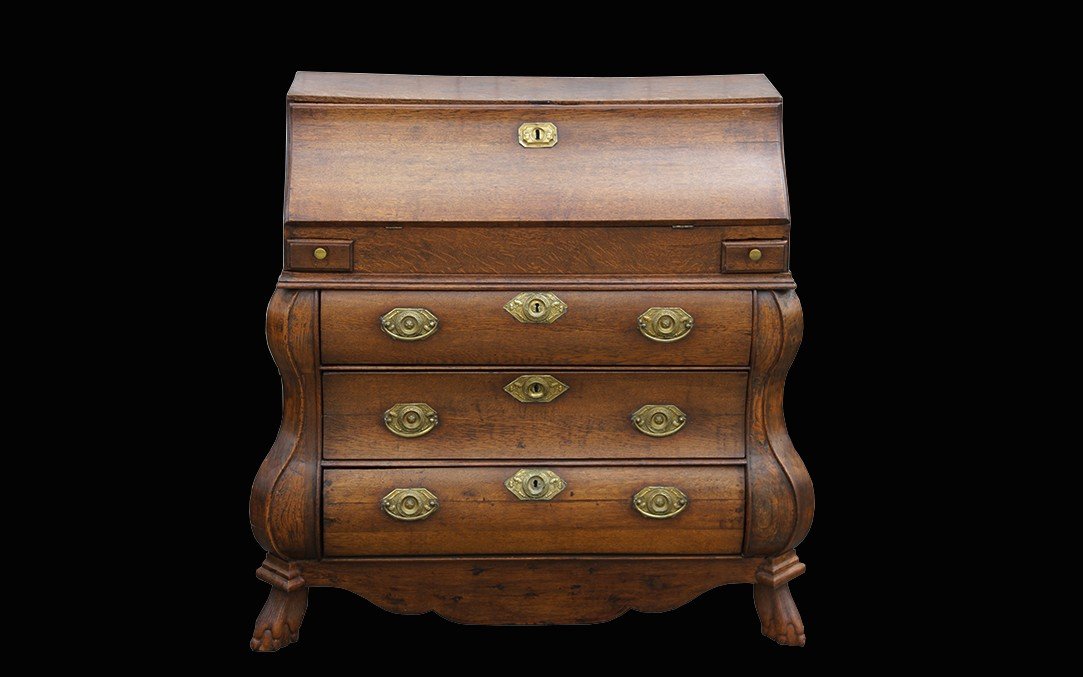 Secrétaire Commode Hollandais, XVIIIème Siècle -photo-2