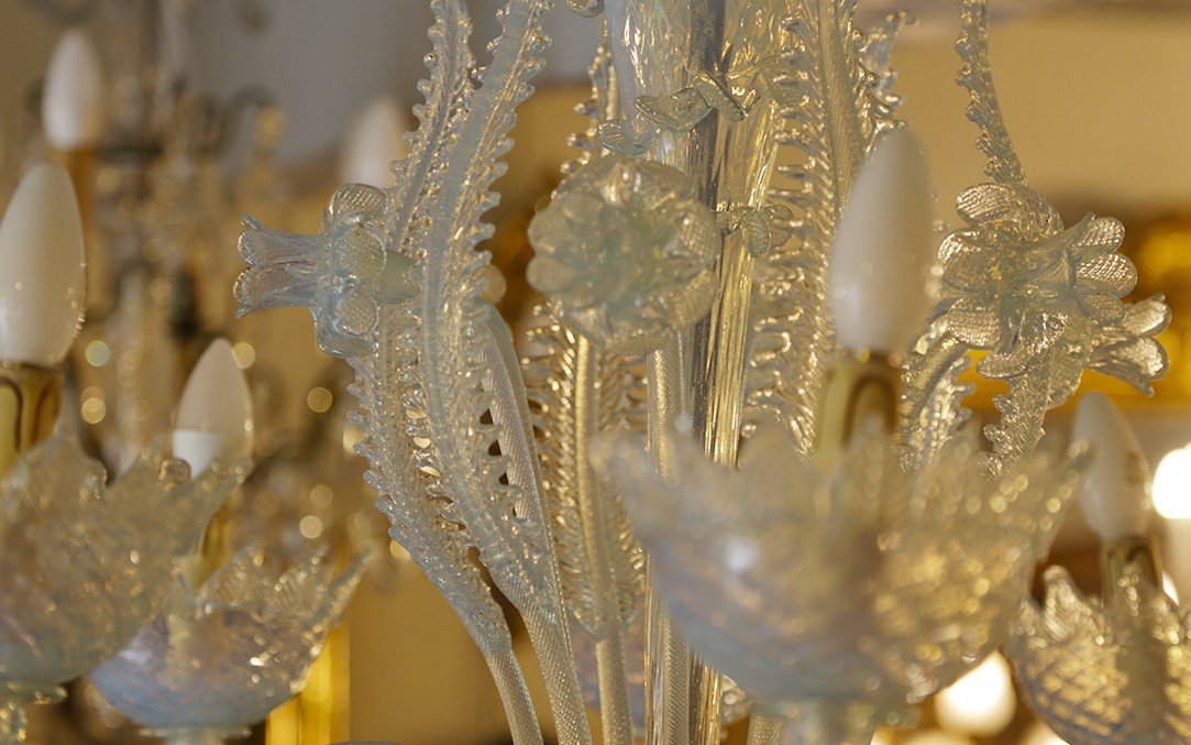 Murano Chandelier, Venice Glass, Early 20th Century-photo-1