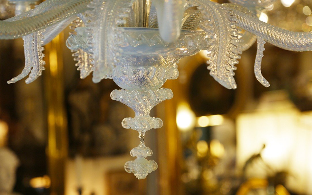 Murano Chandelier, Venice Glass, Early 20th Century-photo-7