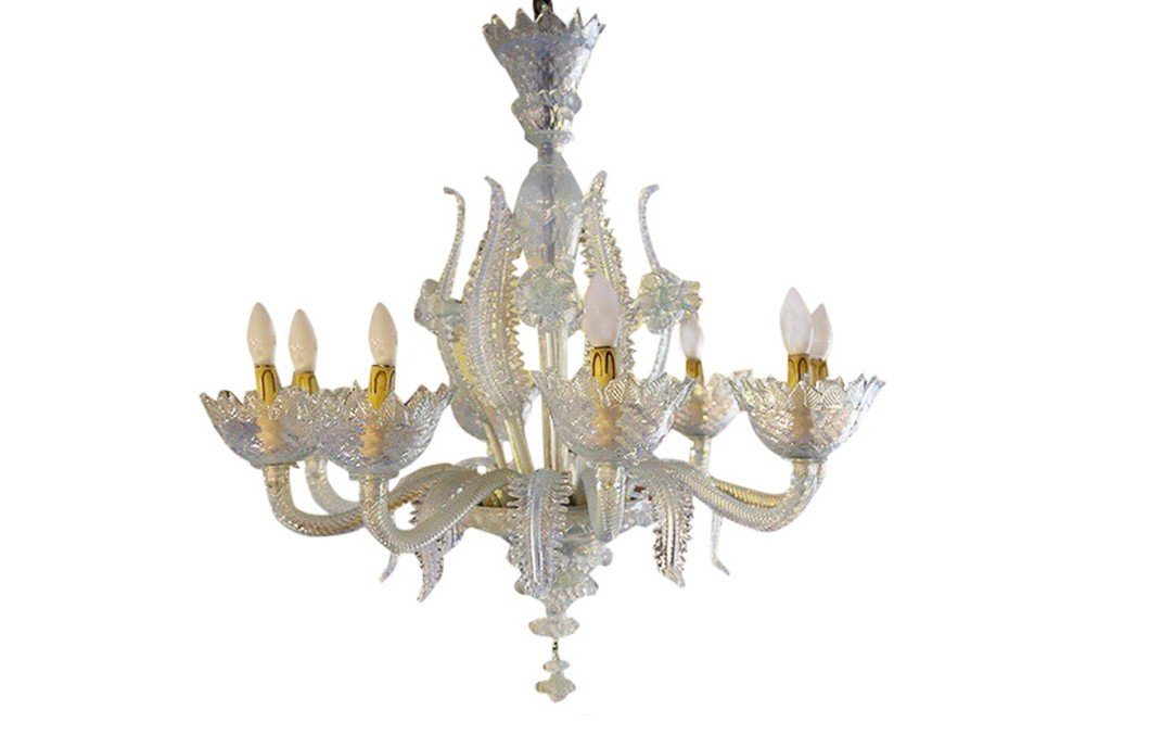 Murano Chandelier, Venice Glass, Early 20th Century