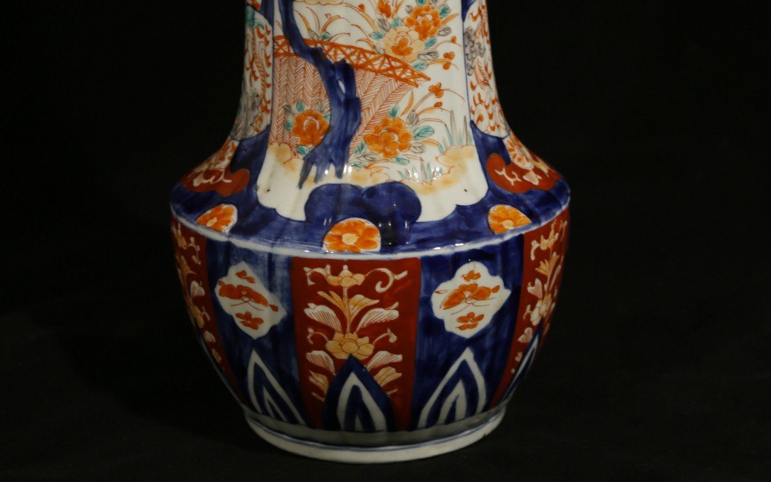 Grand Vase Imari, XIXème (47 Cm)-photo-3