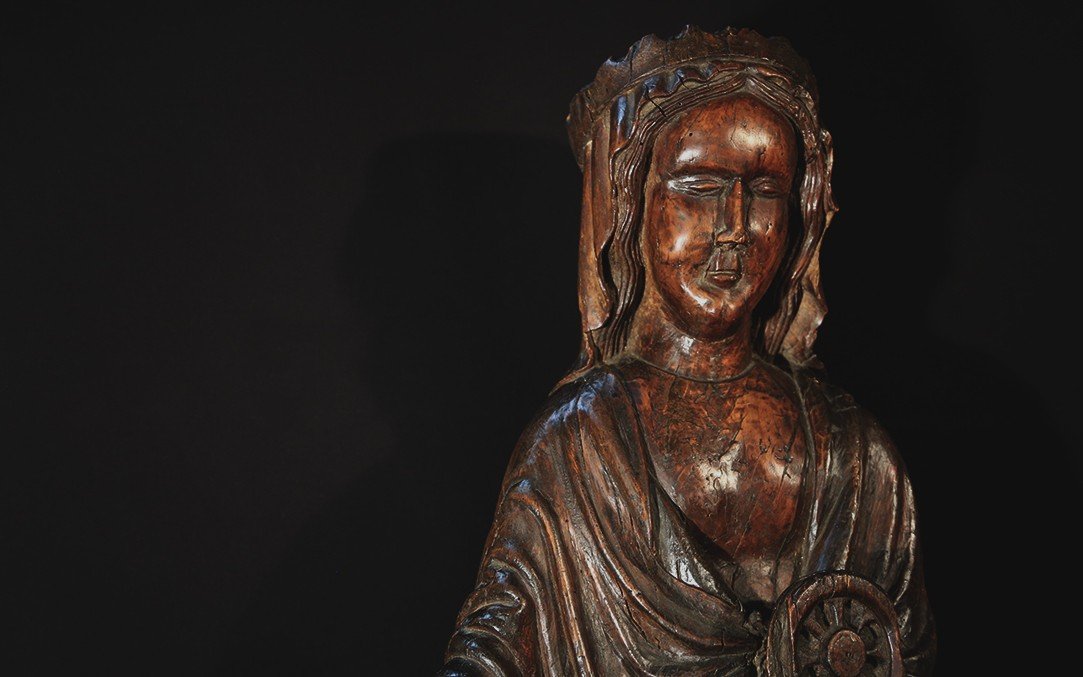 Statue Of Saint Catherine, Roman Art, 15th-16th Century -photo-4