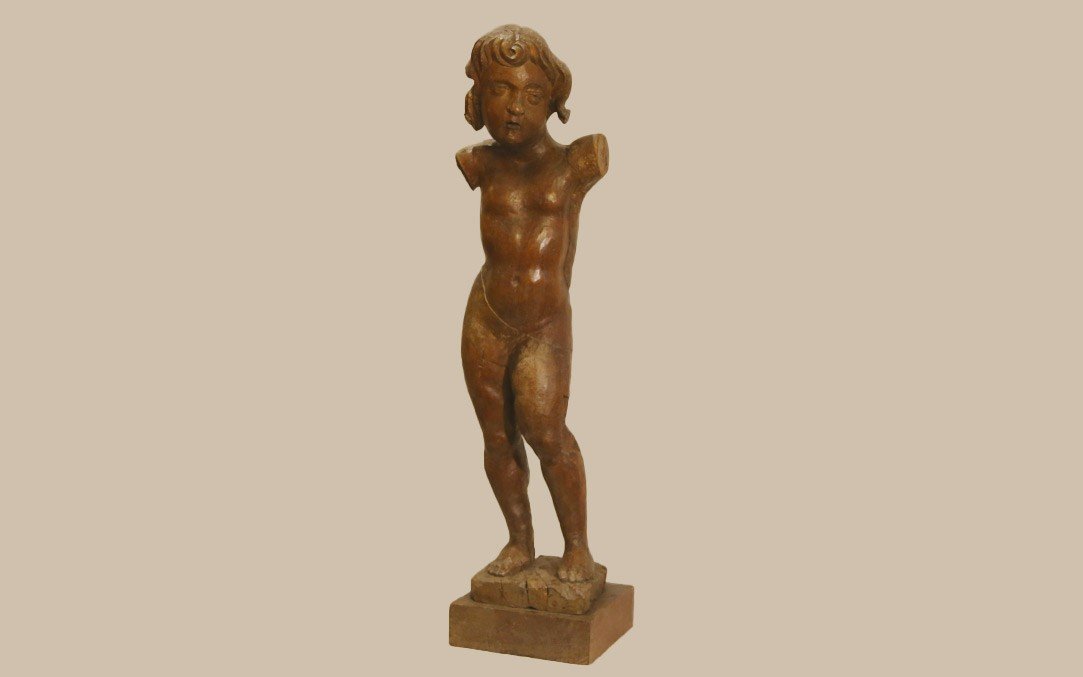 Wooden Statue, 17th Century 