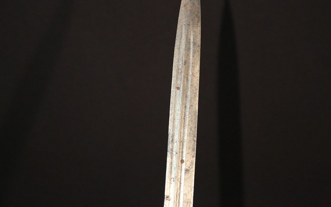 Glaive, Fusée En ébène, Bronze, XIXème-photo-3