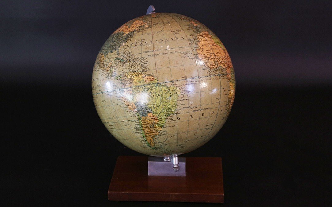 Terrestrial Globe, 1960, Berolina, Poilitischer, Erdglobu-photo-1