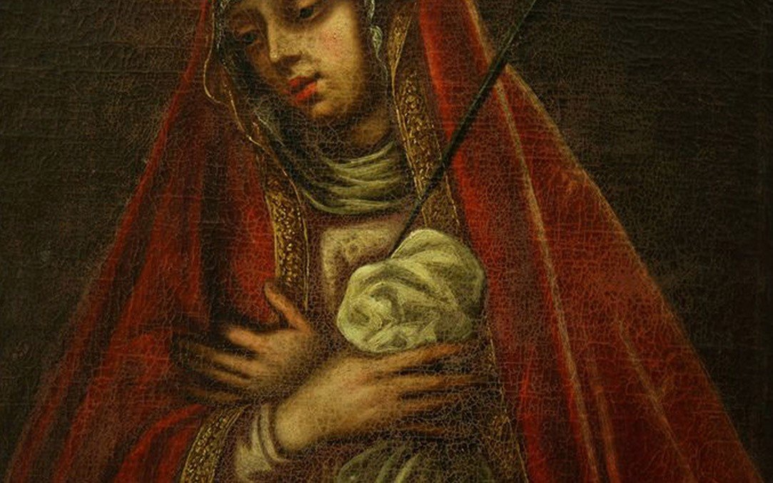 Mater Dolorosa Huile Sur Toile  XVIIème Siècle -photo-5