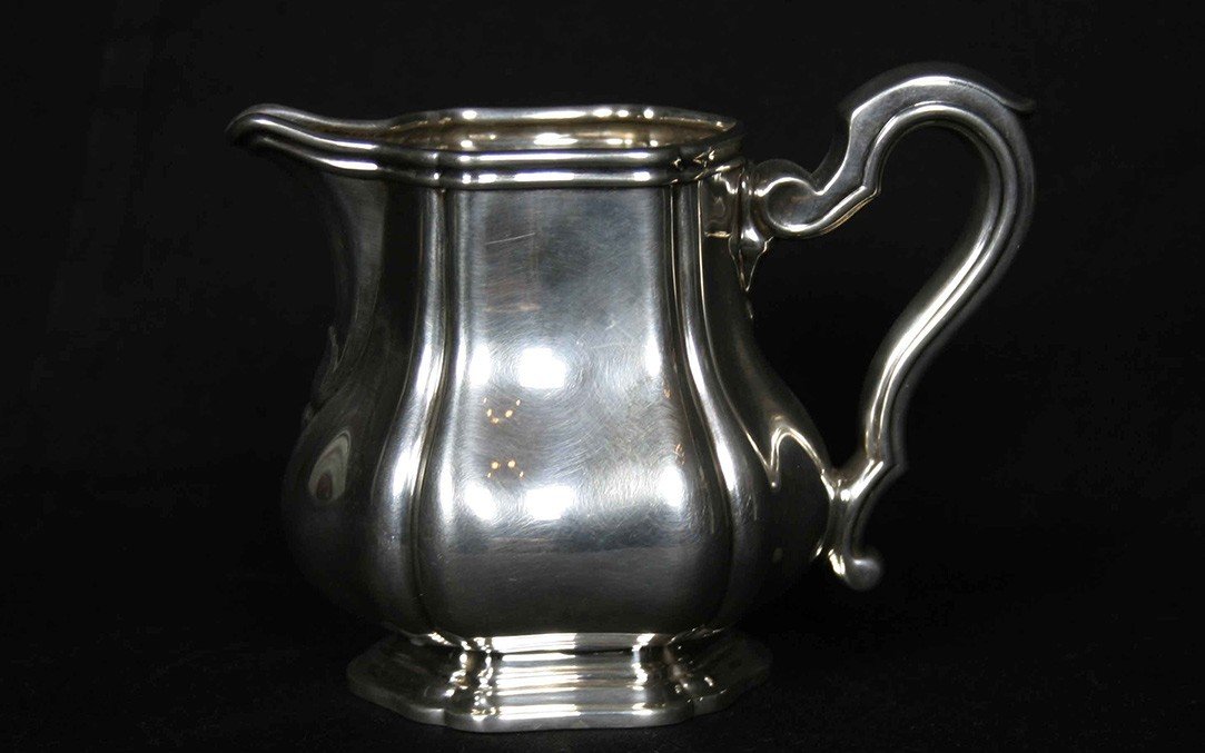 Sterling Silver Coffee And Tea Set, Minerva Hallmark, 1756 Grams-photo-1