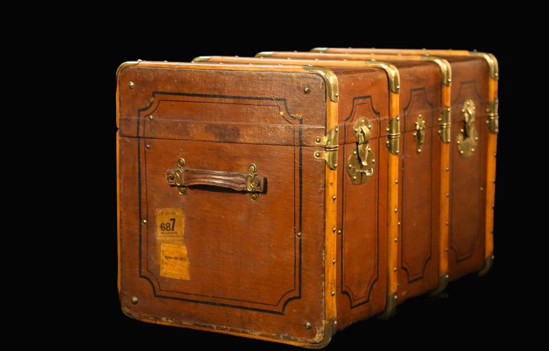 19th Century Travel Trunk-photo-8