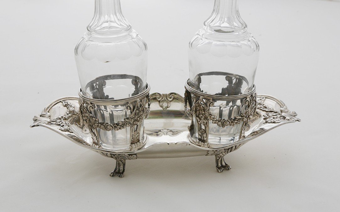 Solid Silver Oil/vinegar Cruet, Late 18th Century (paris 1773)-photo-3