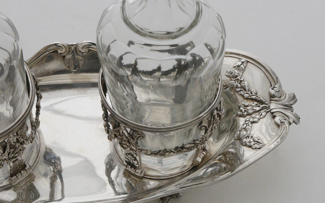 Solid Silver Oil/vinegar Cruet, Late 18th Century (paris 1773)-photo-4