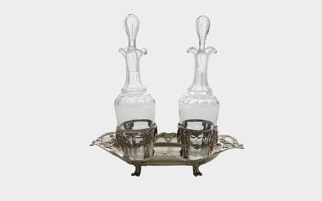 Solid Silver Oil/vinegar Cruet, Late 18th Century (paris 1773)-photo-6