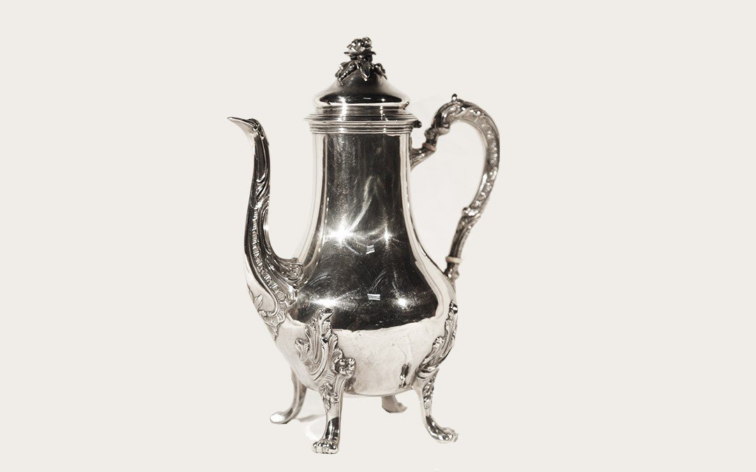 Cafetière, Argent Massif, Minerve