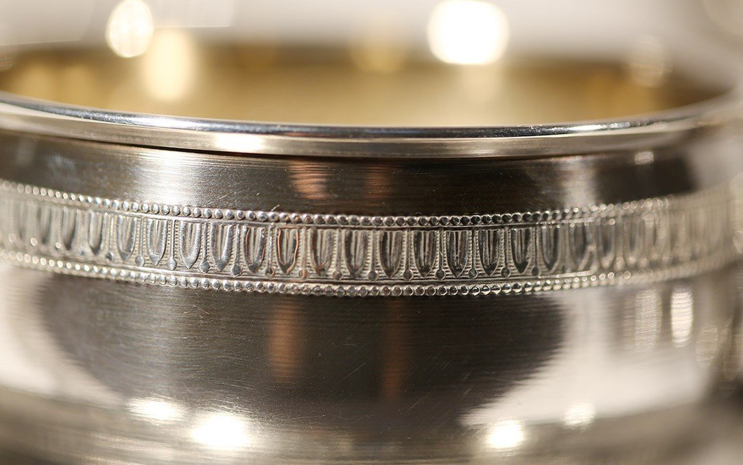 6 Cups, Solid Silver, 19th Century -photo-5