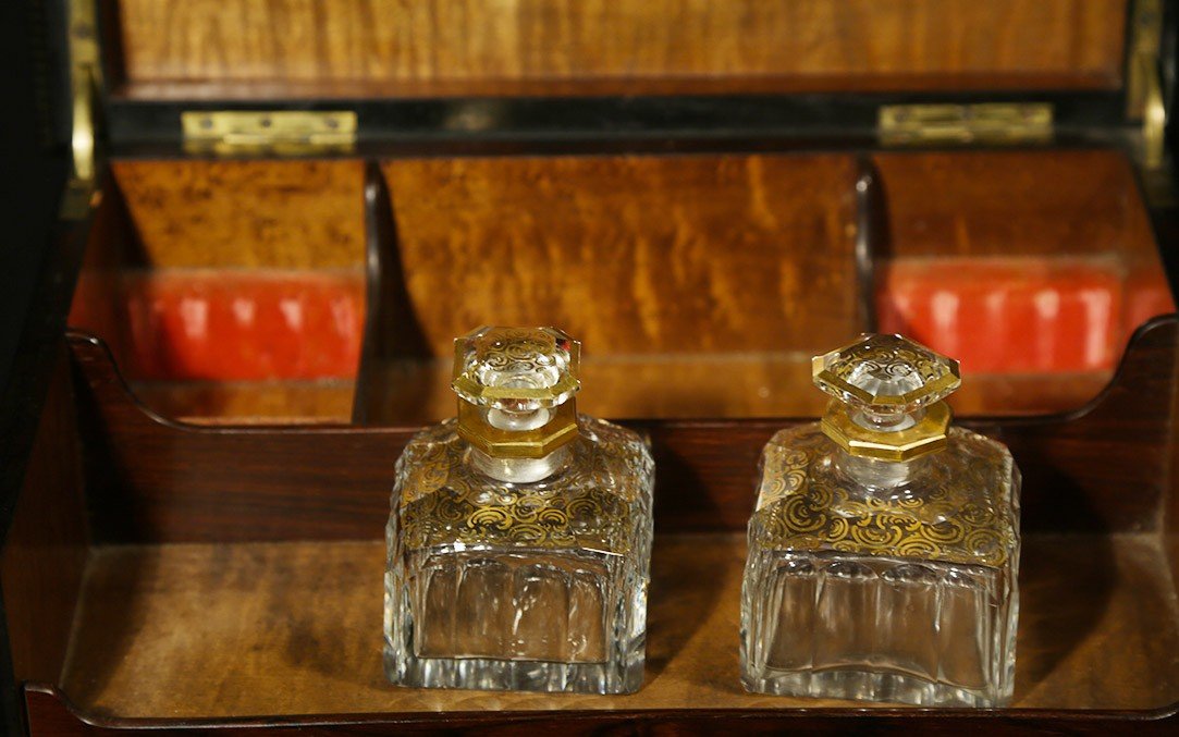 Writing Box, Boule Marquetry, 19th Century -photo-2