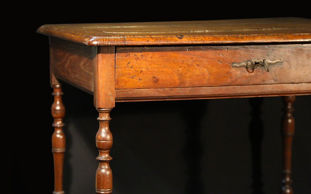 Louis XIII Writing Table, Walnut, Superb Patina -photo-2