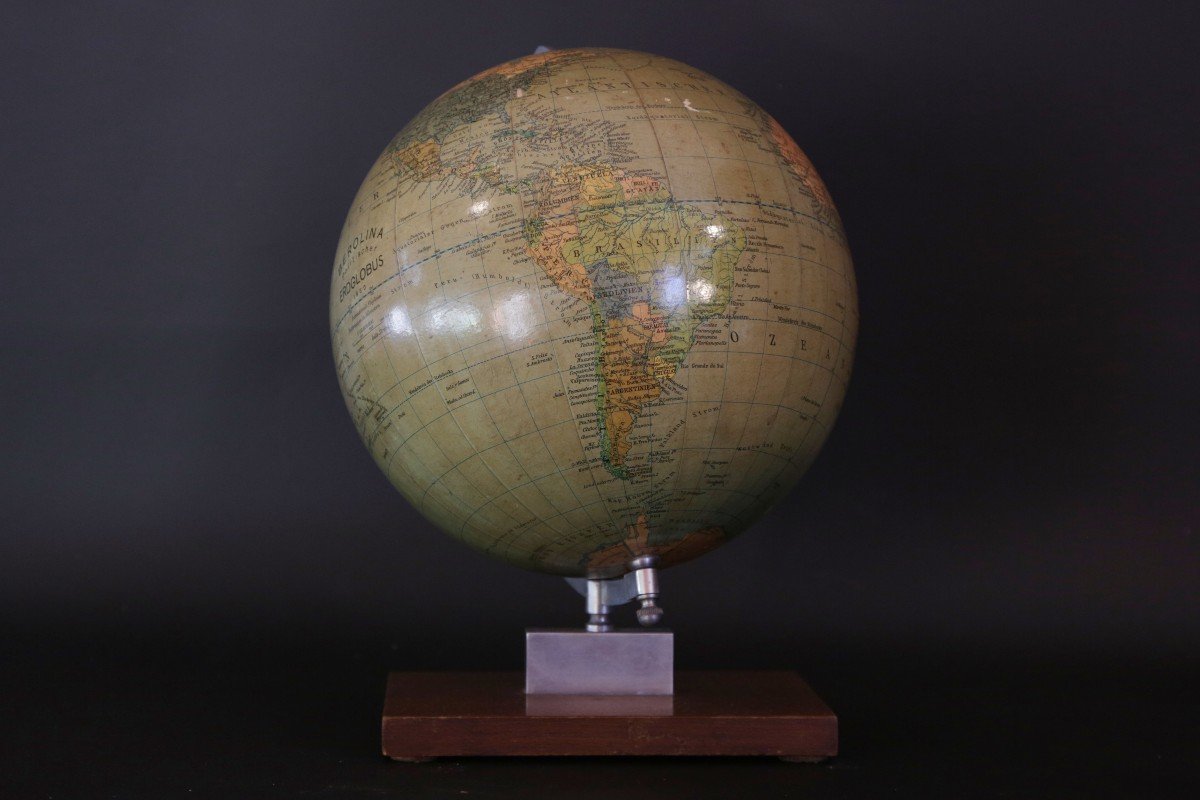 Terrestrial Globe, 1960, Berolina, Poilitischer, Erdglobus-photo-4