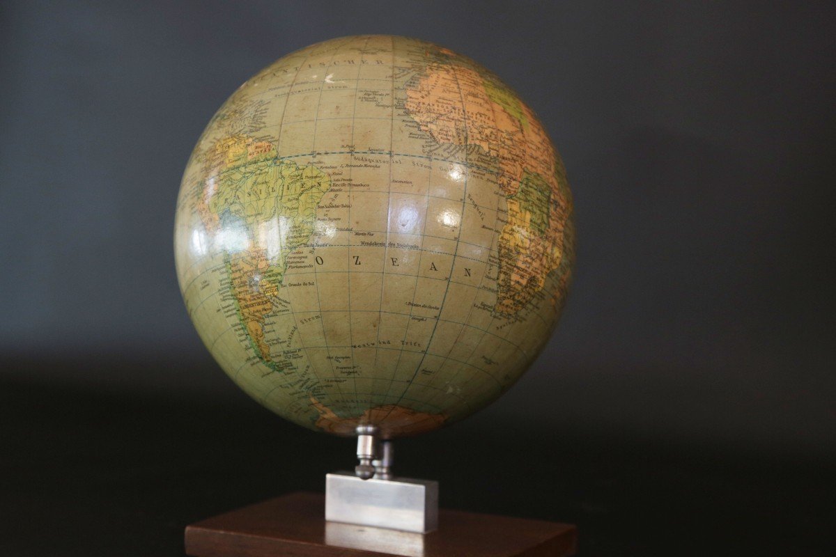 Terrestrial Globe, 1960, Berolina, Poilitischer, Erdglobus-photo-2