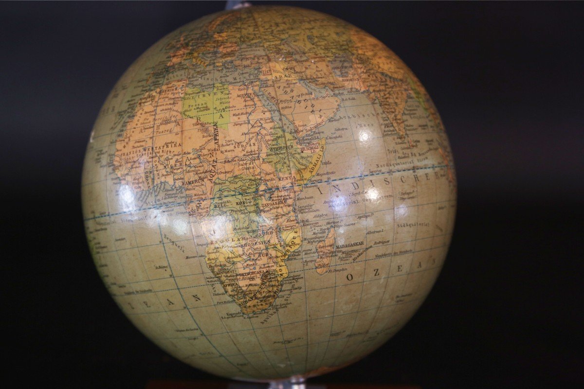 Terrestrial Globe, 1960, Berolina, Poilitischer, Erdglobus-photo-3