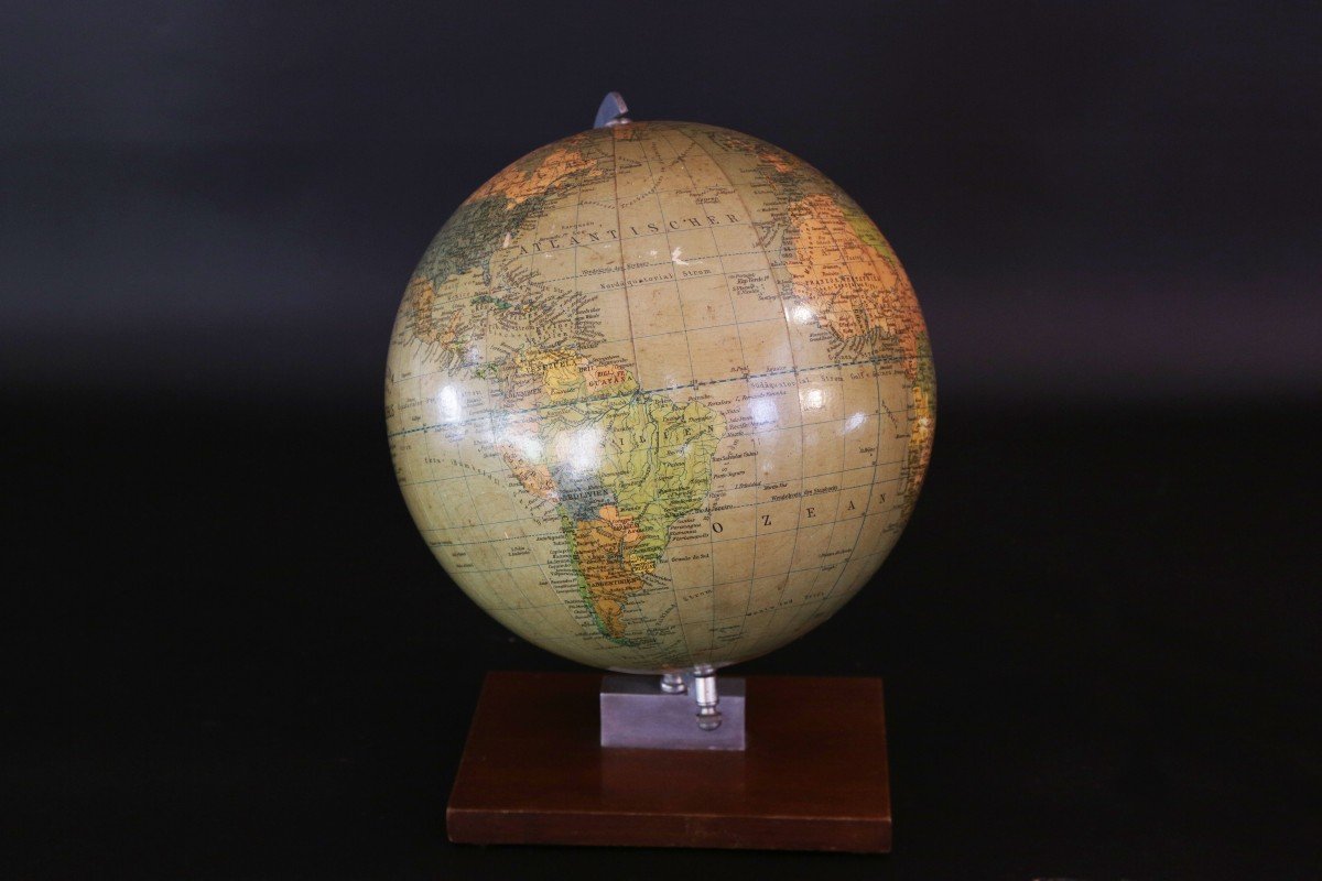 Terrestrial Globe, 1960, Berolina, Poilitischer, Erdglobus-photo-4